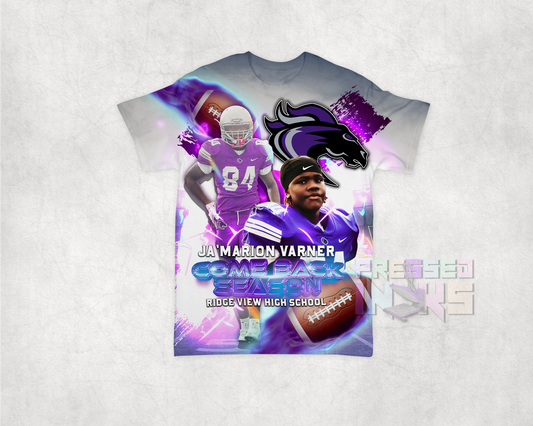 Varner - ADULT 3D/ALL OVER TEES